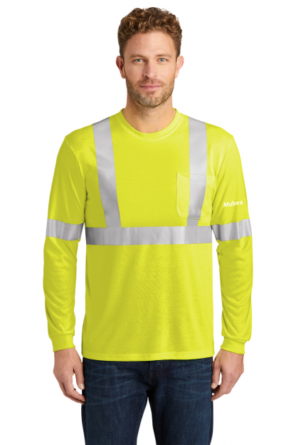 CornerStone® ANSI 107 Class 2 Long Sleeve Safety T-Shirt