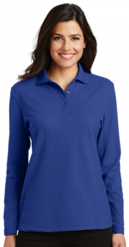 Ladies Silk Touch™ Long Sleeve Polo